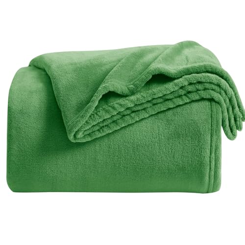 Image of KMUSET Fleece Blanket Queen Size Lightweight Cozy Plush Microfiber Solid Blanket Factory Shop