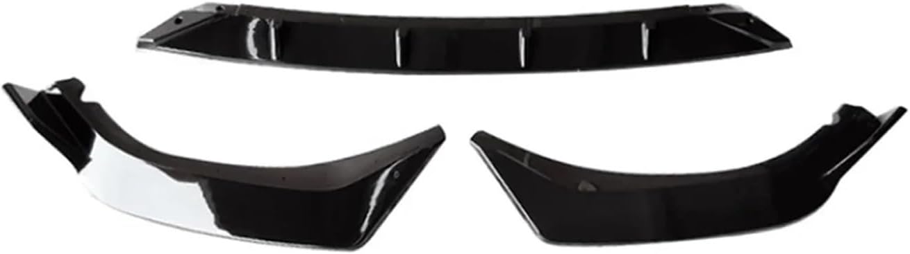 5 シリーズ G30 G31 LCI M スポーツ 2021-IN グロスブラックフロントバンパーリップスプリッター車体キット装飾ス