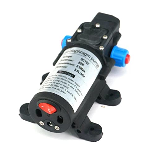 DC 12V 80W Portable Electric Car Cleaner Washing Tool Set 330L/H 129 PSI