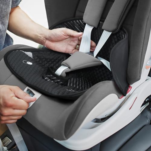 Image of INFANZIA Dry Seat, Car Seat Protector Waterproof Carseat Liner Potty Training Toddlers, Baby and Infants, Piddle Pad for Carseats Strollers (Geometric Black, 2 Packs