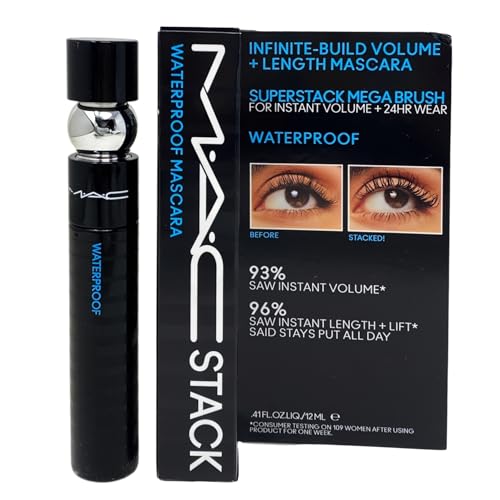 M·A·C Cosmetics M·A·CStack Waterproof Mascara - Black Stack (.41 fl oz / 12 mL).
