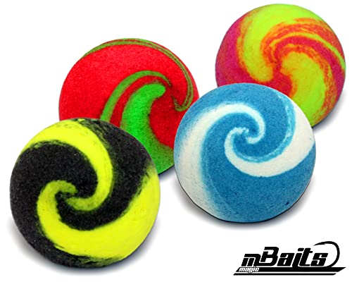 Foto von Angel-Berger Magic Baits Twisted Fluo Pop Ups Boilies Premium Range Carp Bait (15mm, Color Mix)