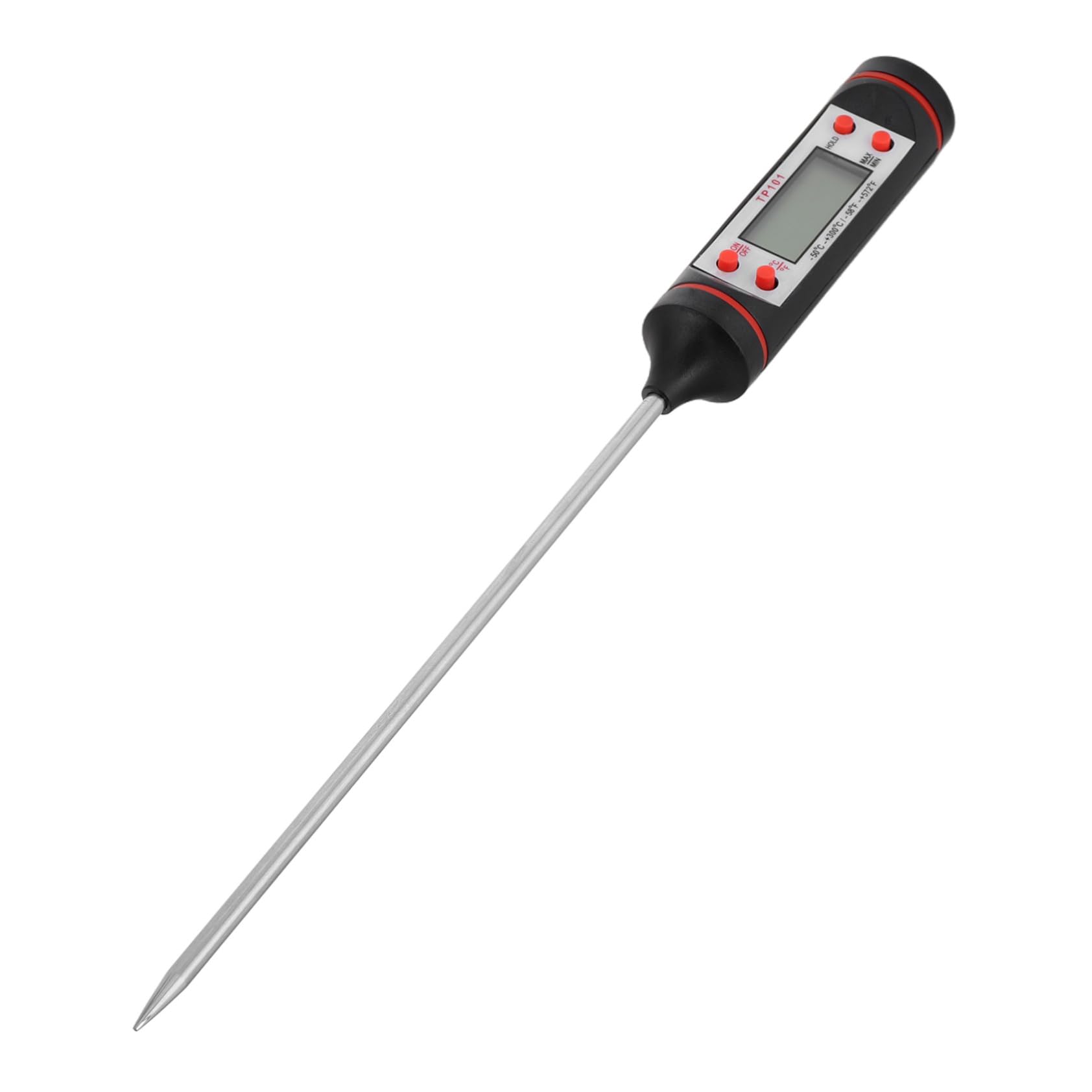 Cabilock Stainless Steel Instant Read Thermometer for Cooking Baking Portable Pen Design for Accurate Measurement Food Automotive Repair and Milk Bottles