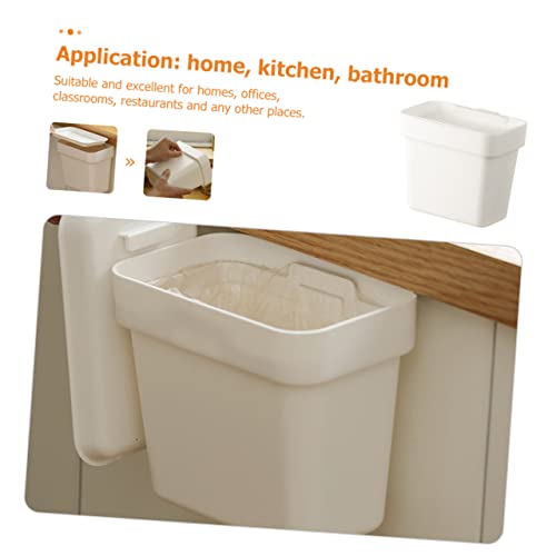 Caneca de Basura Colgante con Tapa para Cocina y Oficina miniatura 3