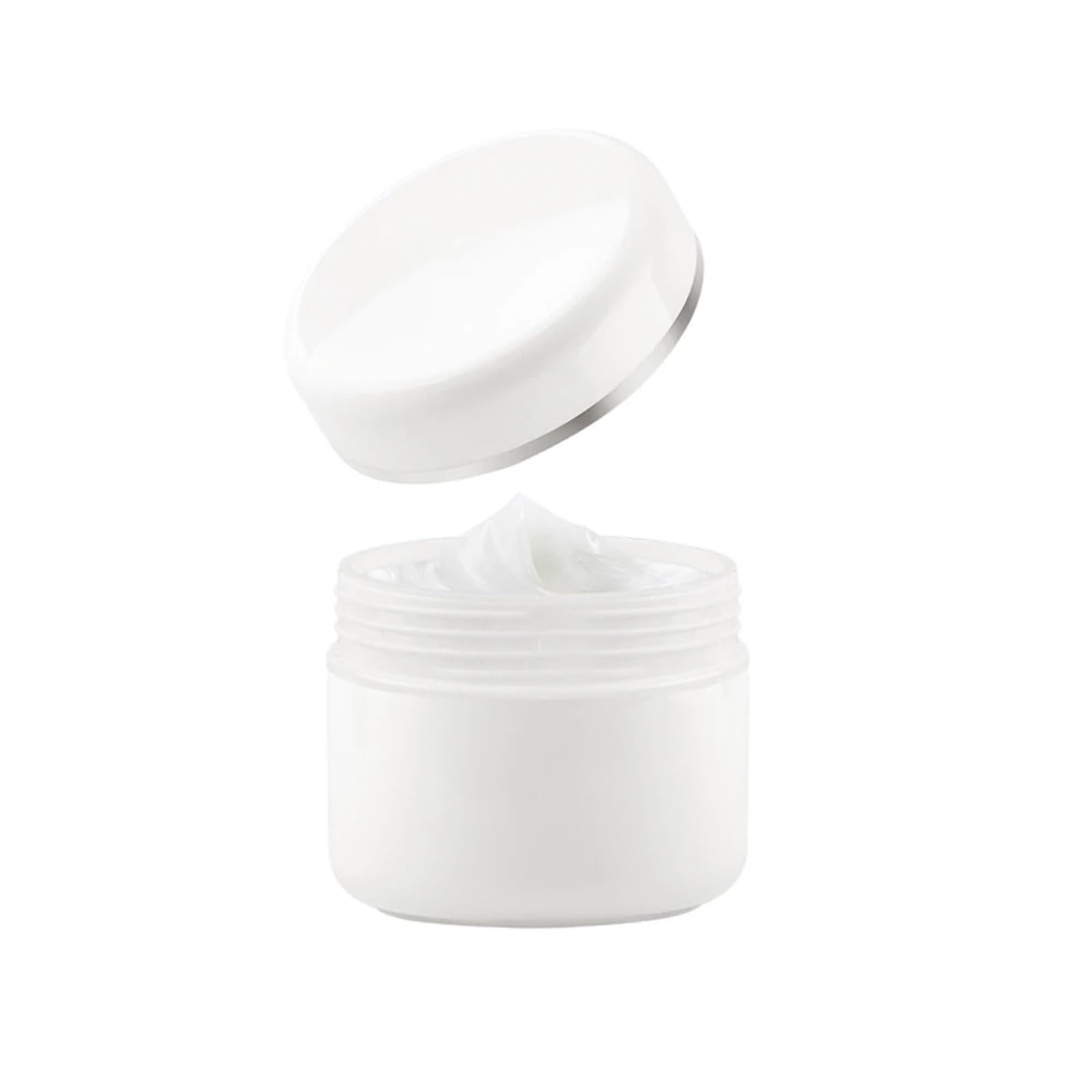 Kosmetiktiegel 20 stücke 10g 20g 30g 50g 100g Creme Jar Weiß Kunststoff Kosmetische Gläser Probe Flaschen Kosmetik Box Leere Make-Up Jar Topf for Reise FüR Lotion, Lippenbalsam, Creme(20ml)