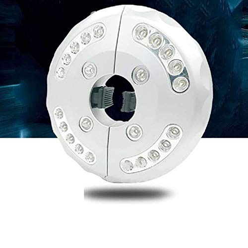 Umbrella Lamp, Three Kinds of Luminance Pattern, The LED 24, Can Be Used with 4 AA Batteries, Wireless Nightlights Garden Umbrellas, Terrace Beach Terrace, Pool,White