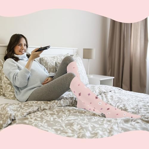 Image of Sooverki Compression Socks for Women & Men 6 Pairs is Best Supportive Knee High Stockings for Circulation, Travel, Nurses
