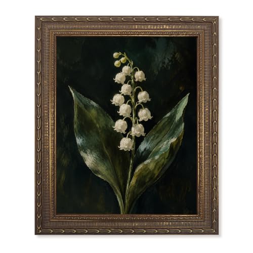 Décor mural or antique texture grès (Fleur2, 8"L x 10"L)