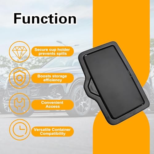 Portavasos oculto reposabrazos trasero compatible Audi miniatura 5