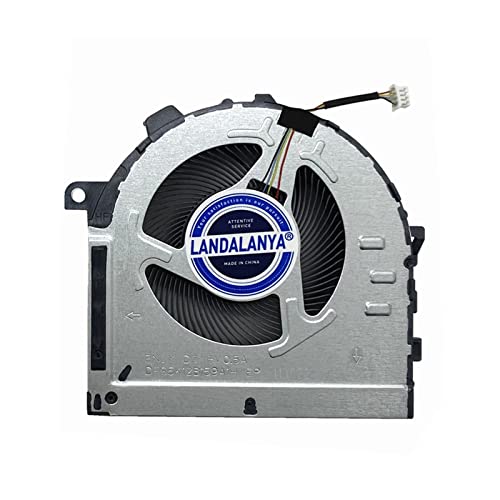 Image of Replacement New CPU+GPU Cooling Fan for Lenovo IdeaPad Gaming 3-15ACH6 82k2 5H40S20431 Series DFS5M325063B1H FNLX DFS5K12B159A1H FNLY BAPB0809R5HHY002 BAPB0809R5HY001 DC5V Fan