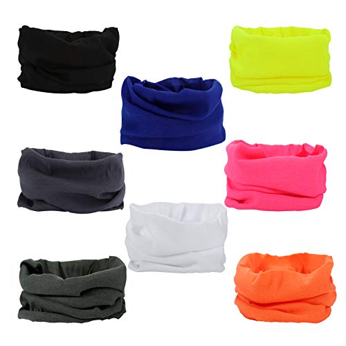 Image of Elastic Headwear Bandana Headband Half Face Mask Scarf Neck UV Sun Protection