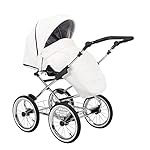 KUNERT Kinderwagen ROMANTIC retro Sportwagen Babywagen Autositz Babyschale Komplettset Kinder Wagen Set 2 in 1