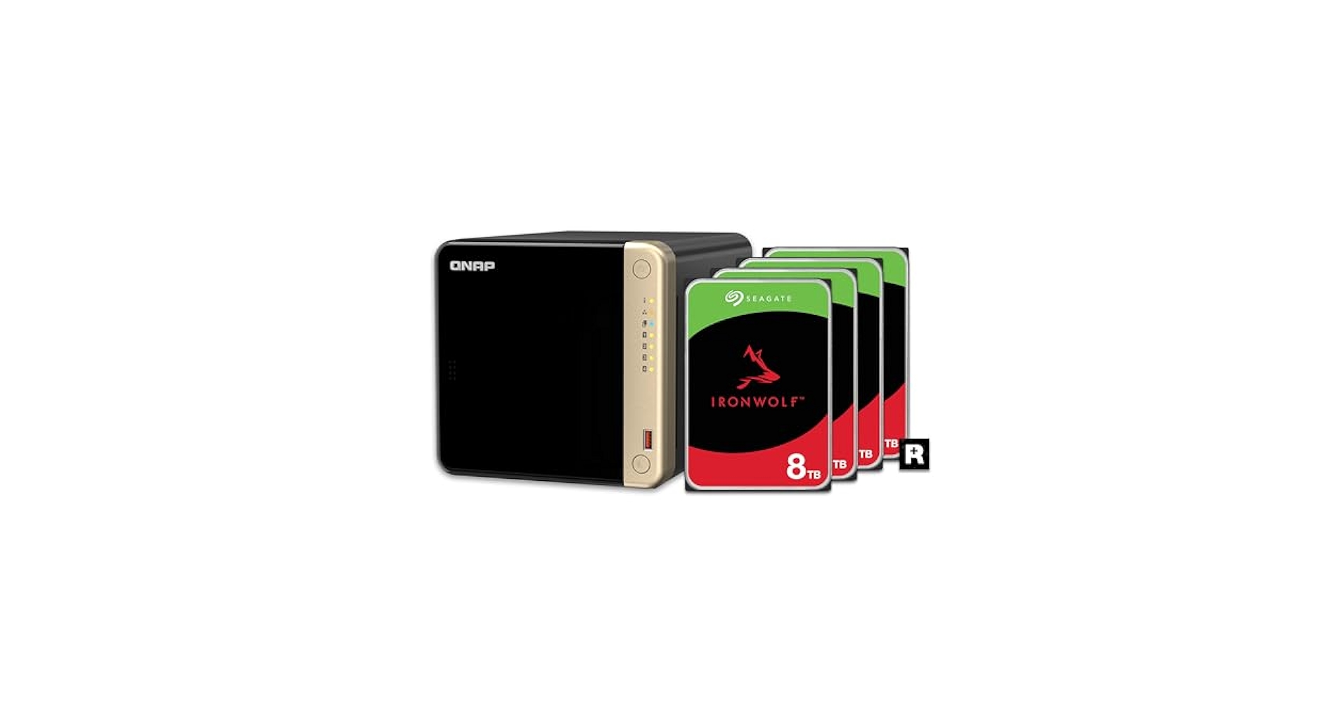 QNAP TS-464 32GB 10Gボード付き TS-464 | Package Contents