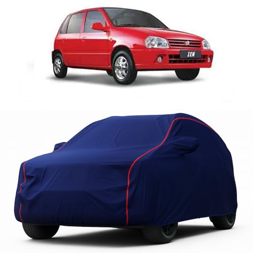 Image of Heavy-Duty Car Cover for Compatible with Maruti Zen (1993 to 2025 All Models) Deluxe Car Protection Cover - Waterproof & UV-Resistant All-Season Exterior Protection