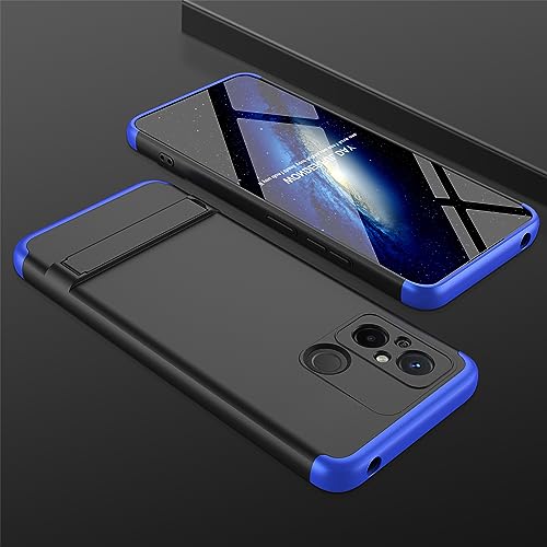 Image of Plastic 3 In 1 Back Cover For Poco C55 / Redmi 12C