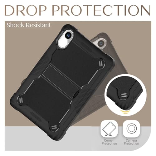 Image of ProElite Cover for Xiaomi Redmi Pad 2 11 inch Case, Rugged Shockproof Heavy Duty Back Case Cover for Xiaomi Redmi Pad 2 11 inch, Black