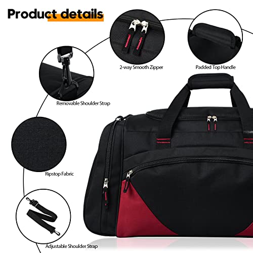 Image of Mens Gym Bag, 55L Large Sports Duffle Bags, Workout Bags Lightweight