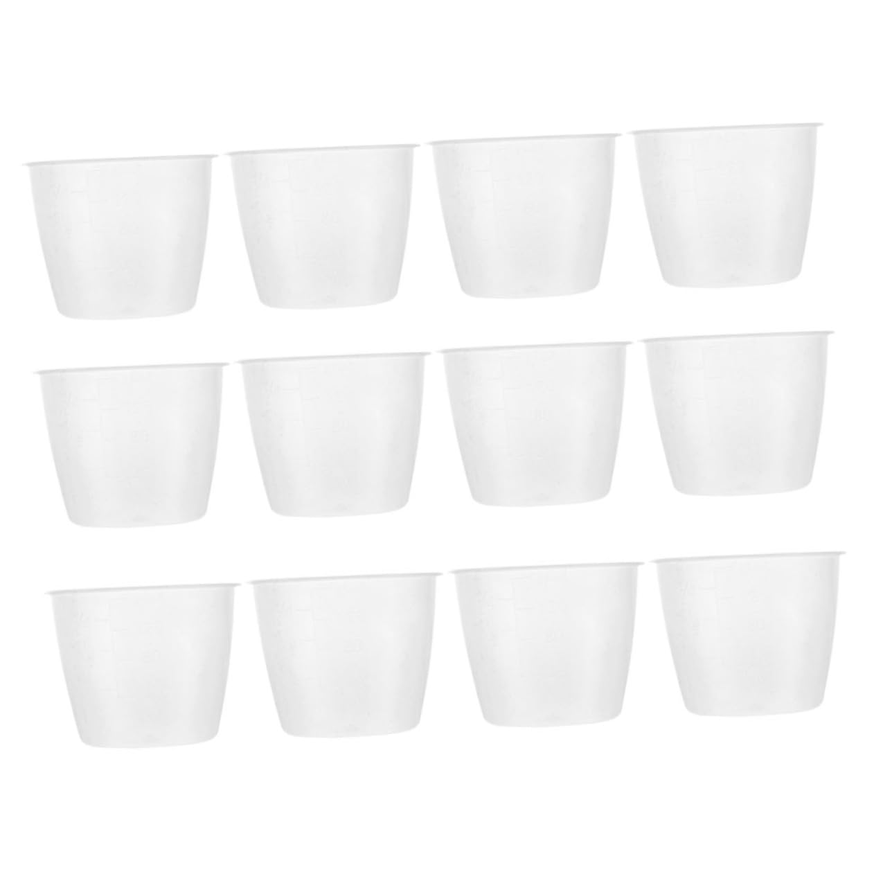 TOPBATHY 48 Piezas Taza Medidora para Olla Arrocera Taza para Hornear Taza De Control De Porciones Vaso Medidor De Escala Cuchara Medidora De Arroz Vaso Medidor Graduado Páginas