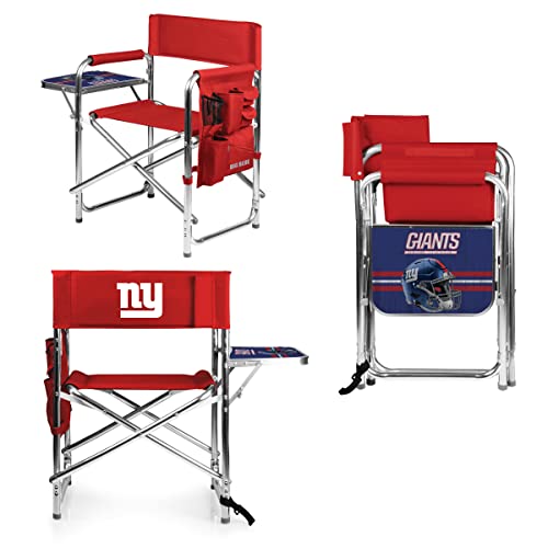 Image of Picnic TIME NFL Unisex-Adult NFL Sports Chair with Side Table, Beach Chair, Camp Chair for Adults