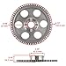 Caltric Starter Clutch and Gear Idler and Gasket Compatible with Yamaha Grizzly 660 YFM660 4X4 2003-2008