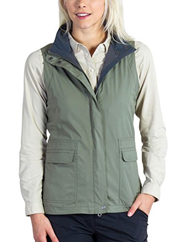 ExOfficio Women's FlyQ Vest, Bay Leaf, Small