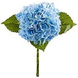 ARSYCHLL Blue Artificial Hydrangea Flowers, Fake Flowers for Home Decor