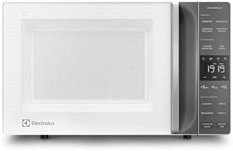 Micro-ondas Electrolux 23L Branco Efficient com Descongelamento A...