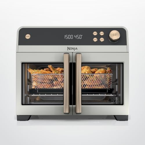 Ninja French Door Premier Air Fry Oven, Amazon Exclusive Bone & Champagne - image 1