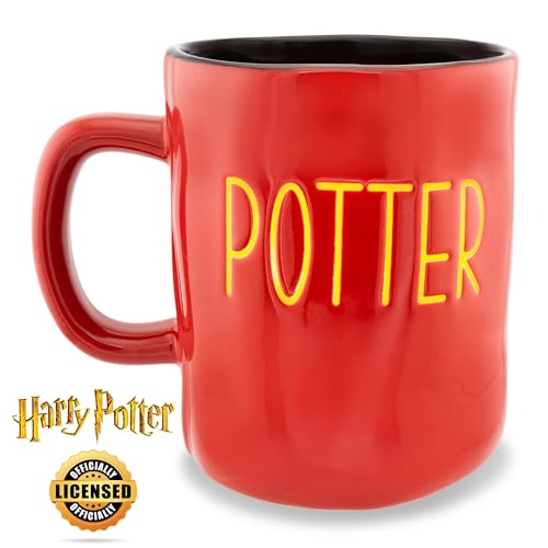 Taza de cerámica Harry Potter 25 onzas roja miniatura 2