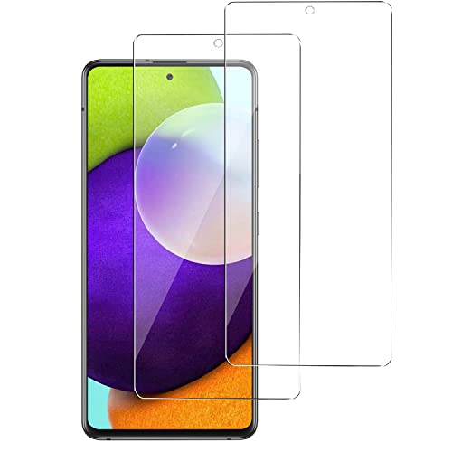 【2枚セット】 Galaxy A52 5G 用 ガラスフィルム SC-53B ギャラクシー A52 5G 強化ガラス 液晶保護 フィルム 【気泡ゼロ/貼り付け簡単/高透過率/指紋防止】