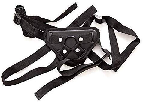 Underwear with Reinforced adjustable Crotch for Men Women Couples role play,Strapon Strapless Underwear Boxers Brief Black2