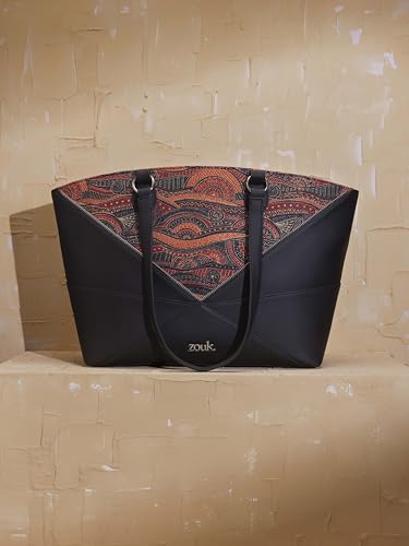 Image of ZOUK Rhea Kapoor Tote Bag - | Elegant Vegan Leather Tote for Women |