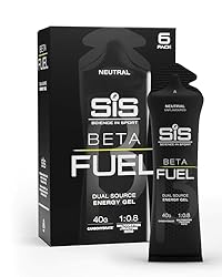 Science in Sport Beta Fuel Gel 6 x 60ml Sin sabor,...: ENERGÍA A TOPE: Con 40g de carbohidratos por ración, SiS Gel te aporta energía de forma práctica y conveniente. Es perfecto para reponer tus reservas durante el entrenamiento de potencia y retrasar así la fatiga ABSORCIÓN MEJORADA DE LOS CARBOHIDRATO...