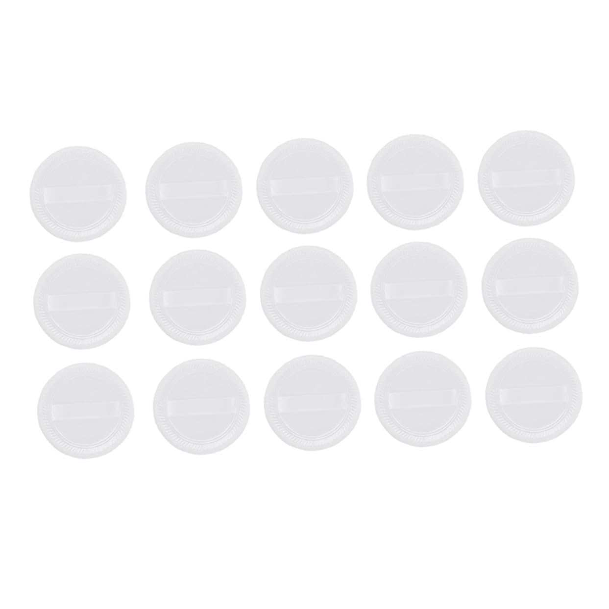 Vaguelly 15pcs Makeup Rounded Cosmetics Powder Applicators for Smooth Application of Foundation Concealer Blusher and Powder Compact and Travel Friendly Design