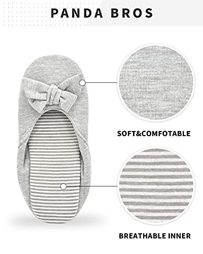 Image of Panda Bros Women's Ballerina House Slippers,Anti-Skid Comfy Warm Ballet Style Slippers