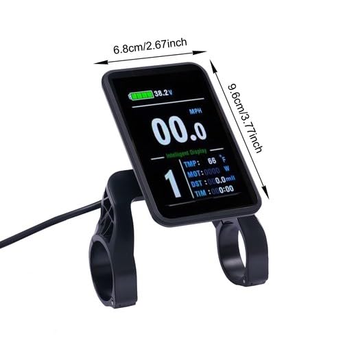 E-Bike Umbausatz 24 Zoll 36V 500W Elektrofahrrad Hinterrad Motor Conversion Kit 30-35km/h LCD-Anzeige Fahrrad Nachrüstsatz mit 5 Einstellbare Geschwindigkeiten