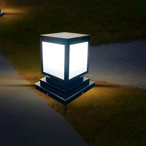Image of BrighLyt Outdoor Gate Light & Garden Lamp - Waterproof LED Pillar Light for Main Entrance, Balcony & Pathway (GL21, Pack of 1)