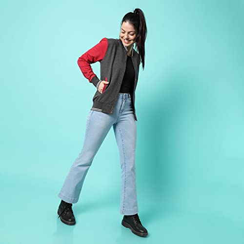 Image of Women's Cotton Jacket Relaxed Fit For Casual Wear | Full Sleeve | Stylish Wear Cotton Jacket Crafted With Comfort Fit And High Performance For Everyday Wear