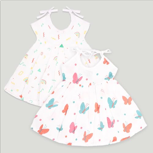 Image of Kidbea Extra Soft Mulmul Cotton Jhabla Cloth for New Born Baby Set