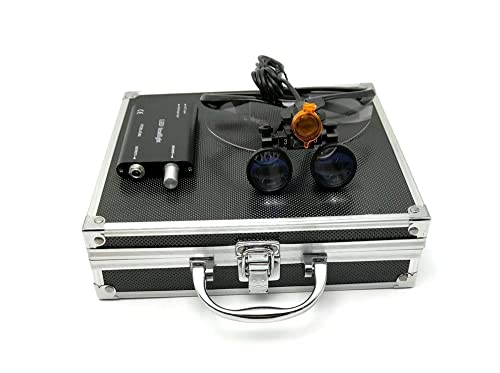 ✅ 10 Best Dental Loupes With Light 5 3.5X 420 Binocular Loupes Magnifier Glasses Blue + LED Head Light