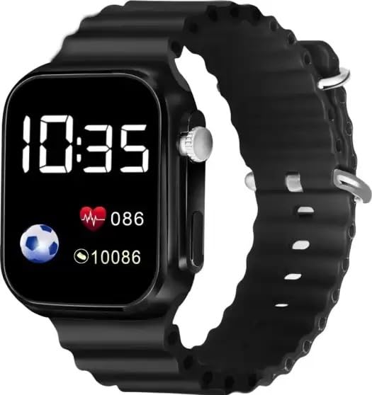Digital Earth Ultra Look Multi Logo Waterproof Kids Polyurethane Watch for Boys & Girls, Christmas,Birthday and Rakhi Gift (Age 4-15 Years)