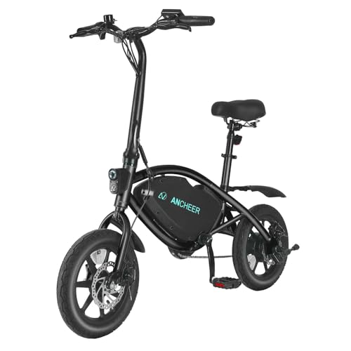 ANCHEER Electric Bike for Adults, 20MPH Folding Ebike with 350W