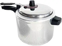 Panela de pressão 6 litros polida Premium Dupla Segurança Profissional