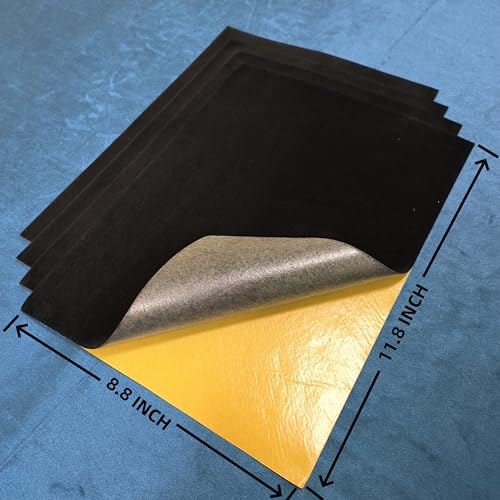 H S D K Create Your Life SW600 4 Pcs Self Adhesive Velvet Sheet，Self Adhesive Flocked Fabric For Jewelry Drawer thumb #1