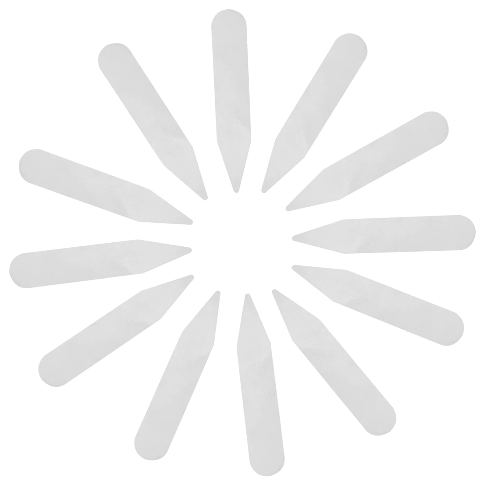 VANZACK Lightweight Compact Collar Stays Collar Support for Dress Shirt Shirt Inserts