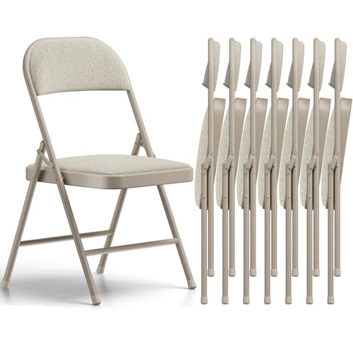 MAKE CHANGES 8 Pack Fabric Padded Chairs