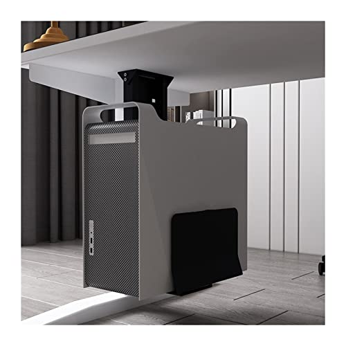 Soporte para CPU ajustable FYorbitH, montaje de torre PC para escritorio o pared, acero, negro miniatura 1
