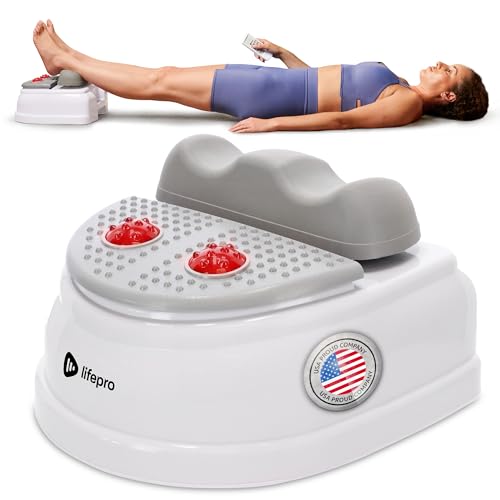Lifepro Chi Machine - MediRipple Lymphatic Massager with Red Light Therapy, 12-Speed Swing Exercise Machine for Passive Aerobic Fitness, Blood Circulation, Stress Relief & Recover