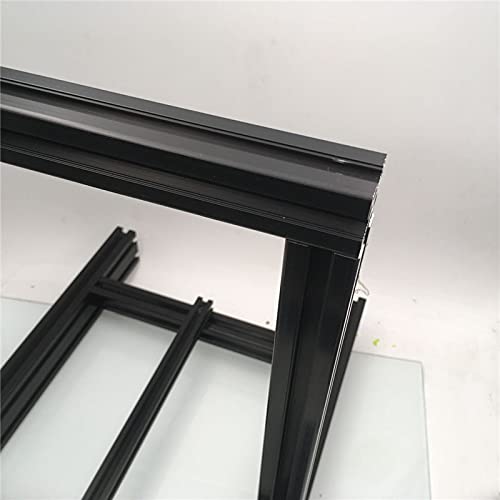 Lysee 3D Printer Parts & Accessories - Funssor 1set Voron Switchwire Frame Kit Prusa MK52 3D Printer DIY Frame Extrusion Parts - (Color: Black)