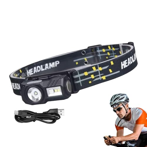Niesel Linterna Frontal LED Recargable - Sensor Inteligente Para Actividades - Luz Intensa Y Duradera Para Senderismo, Camping, Ciclismo Y Montañismo